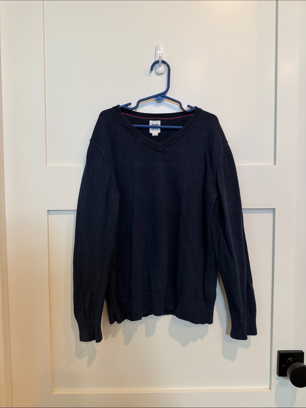 GAP Kid’s Uniform V-Neck Sweater in Navy Blue